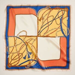 Elegant Multicolor Silk Scarf